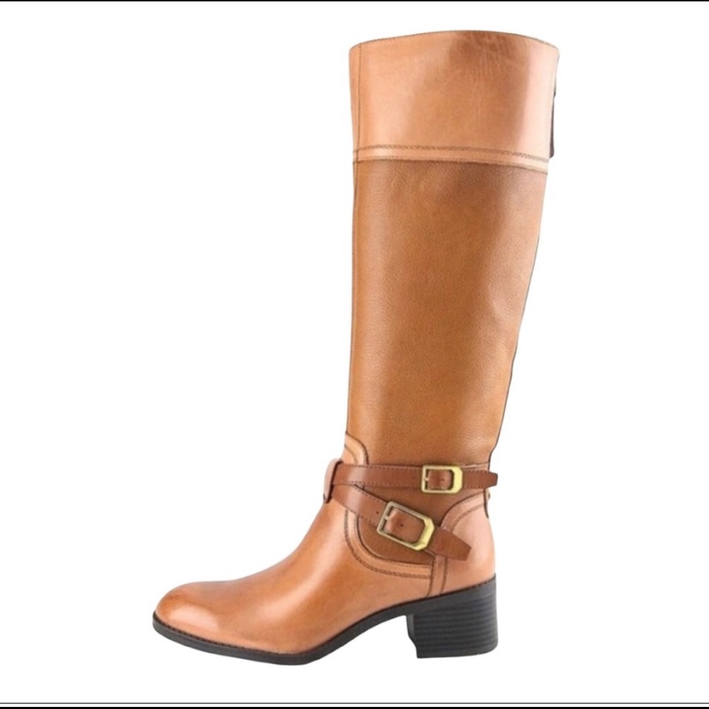 Franco Sarto Riding Boots Lapis Leather